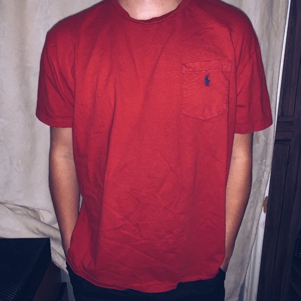 Polo by Ralph Lauren Red Pocket TShirt